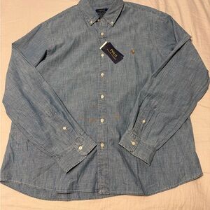 Polo by Ralph Lauren Blue Chambray Button-Down Shirt